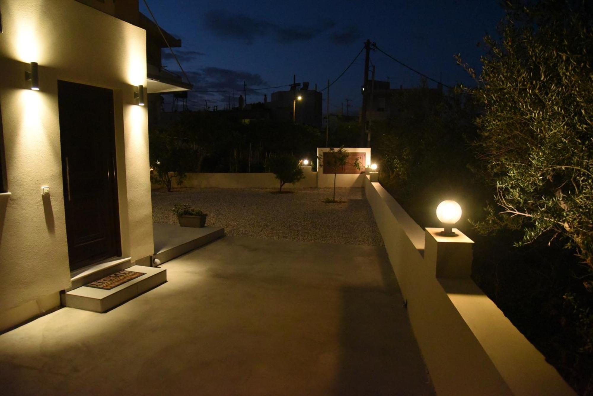 Pirgos Deluxe Apartment - Private Parking 키사모스 외부 사진